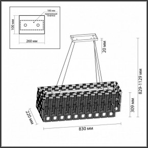 Подвесная люстра Odeon Light Buckle 4989/10 в Воткинске - votkinsk.mebel24.online | фото 6