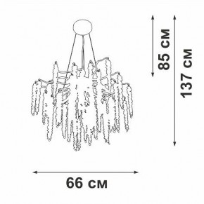 Подвесная люстра Vitaluce V28551 V28551-9/7S в Воткинске - votkinsk.mebel24.online | фото 5