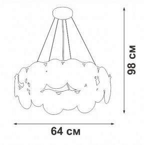 Подвесная люстра Vitaluce V5801 V5801-8/6S в Воткинске - votkinsk.mebel24.online | фото 7