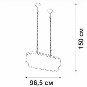 Подвесная люстра Vitaluce V58120 V58120-8/11 в Воткинске - votkinsk.mebel24.online | фото 3