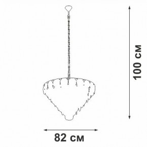 Подвесная люстра Vitaluce V58340 V58340-8/25 в Воткинске - votkinsk.mebel24.online | фото 3