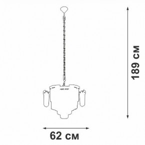 Подвесная люстра Vitaluce V58370 V58370-8/13 в Воткинске - votkinsk.mebel24.online | фото 3