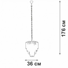 Подвесная люстра Vitaluce V58471 V58471-8/5 в Воткинске - votkinsk.mebel24.online | фото 5