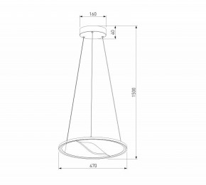 Подвесной светильник Eurosvet Occhio 40026/1 LED серый в Воткинске - votkinsk.mebel24.online | фото 5