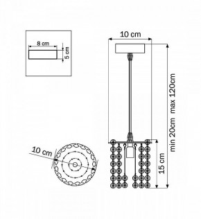 Подвесной светильник Lightstar Cristallo 795314 в Воткинске - votkinsk.mebel24.online | фото 4