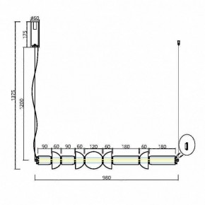 Подвесной светильник Maytoni Cosmo MOD210PL-L39BS3K в Воткинске - votkinsk.mebel24.online | фото 7