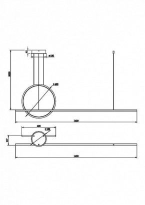 Подвесной светильник Maytoni Halo MOD247PL-L49BK в Воткинске - votkinsk.mebel24.online | фото 2