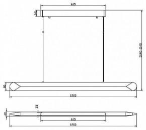 Подвесной светильник Maytoni Motion MOD276PL-L40W3K в Воткинске - votkinsk.mebel24.online | фото 4