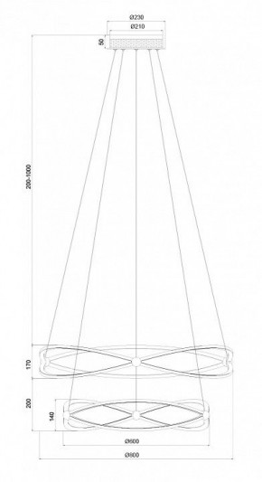 Подвесной светильник Maytoni Weave MOD062PL-L103CH3K в Воткинске - votkinsk.mebel24.online | фото 9