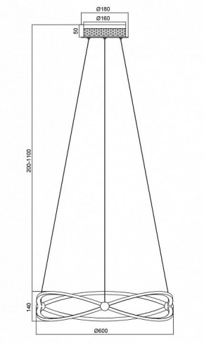 Подвесной светильник Maytoni Weave MOD062PL-L45CH3K в Воткинске - votkinsk.mebel24.online | фото 5