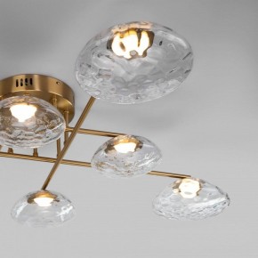 Потолочная люстра Eurosvet Ripple 50389 LED латунь в Воткинске - votkinsk.mebel24.online | фото 6