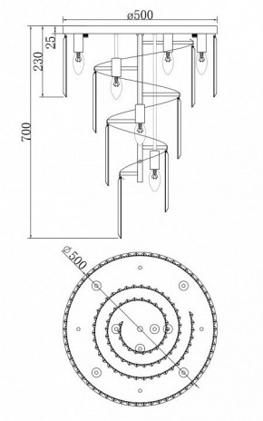 Потолочная люстра Maytoni Louis RC007CL-08CH в Воткинске - votkinsk.mebel24.online | фото 3