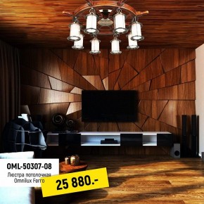 Потолочная люстра Omnilux Ferro OML-50307-08 в Воткинске - votkinsk.mebel24.online | фото 2