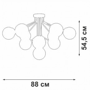 Потолочная люстра Vitaluce V42870 V42870-8/10PL в Воткинске - votkinsk.mebel24.online | фото