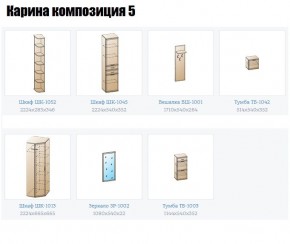 Прихожая Карина (модульная) в Воткинске - votkinsk.mebel24.online | фото 2