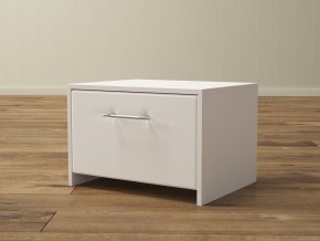 PROxSON Тумба Varna (ЛДСП Белая+экокожа Белый/Белый) 51x40 в Воткинске - votkinsk.mebel24.online | фото 1