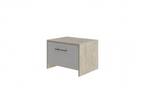 PROxSON Тумба Varna (ЛДСП+ткань Бунратти/Savana Milk (молочный)) 51x40 в Воткинске - votkinsk.mebel24.online | фото