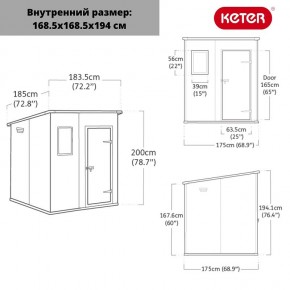 Сарай Манор Пентхаус 6x6 (MANOR PENT 6x6) в Воткинске - votkinsk.mebel24.online | фото 3