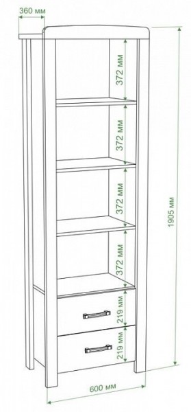 Шкаф для белья Бартоло ВТД-ГФ в Воткинске - votkinsk.mebel24.online | фото 2