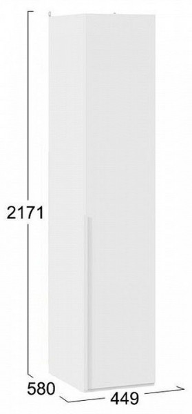 Шкаф для белья Порто СМ-393.07.001 в Воткинске - votkinsk.mebel24.online | фото 4