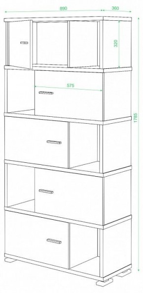 Шкаф комбинированный Домино СБ-30/5 в Воткинске - votkinsk.mebel24.online | фото 3