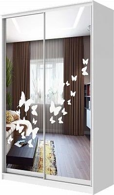 Шкаф-купе ХИТ 24-14-66 БАБОЧКИ в Воткинске - votkinsk.mebel24.online | фото