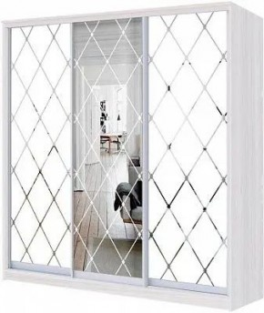 Шкаф-купе ХИТ 24-4-20-666 РОМБ БОЛЬШОЙ МАТОВЫЙ в Воткинске - votkinsk.mebel24.online | фото