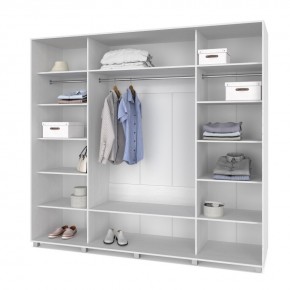 МАРТИН Шкаф-купе с зеркалами Анкор светлый (2400*600) в Воткинске - votkinsk.mebel24.online | фото 2