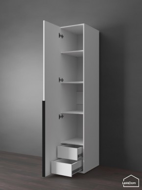 Шкаф Linnea MHR-1-3 2050х400х510 (Белый-М 11.1.2) в Воткинске - votkinsk.mebel24.online | фото 6