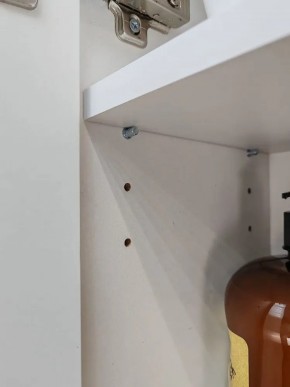 Шкаф навесной для ванной MH7-MA 450х750 (Белый-М 10.1.1) Белый глянец в Воткинске - votkinsk.mebel24.online | фото 6