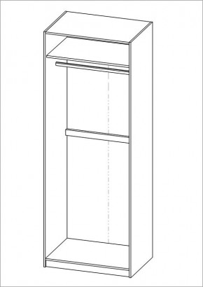 Шкаф ПЕГАС двухдверный, цвет Дуб Венге в Воткинске - votkinsk.mebel24.online | фото 3