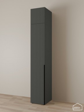 Шкаф с антресолью Linnea MHR-1A-2 2450х400х510 (Графит-М 11.1.25) в Воткинске - votkinsk.mebel24.online | фото 1