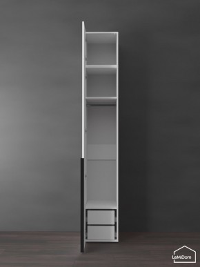 Шкаф с антресолью Linnea MHR-1A-3 2450х400х510 (Белый-М 11.1.2) в Воткинске - votkinsk.mebel24.online | фото 5
