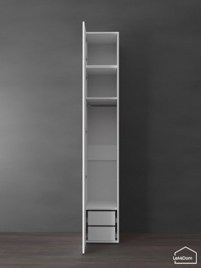 Шкаф с антресолью Linnea MHR-1POA-3 2450х400х510 (Белый-М 11.1.2) в Воткинске - votkinsk.mebel24.online | фото 5