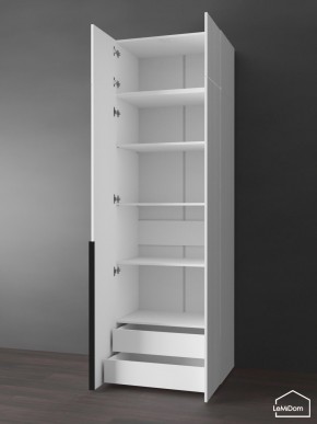 Шкаф с антресолью Linnea MHR-2A-4 2450х800х510 (Белый-М 11.1.1) в Воткинске - votkinsk.mebel24.online | фото 5