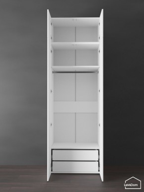 Шкаф с антресолью Linnea MHR-2POA-3 2450х800х510 (Белый-М 11.1.2) в Воткинске - votkinsk.mebel24.online | фото 5