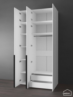 Шкаф с антресолью Linnea MHR-3A-2 2450х1200х510 (Белый-М 11.1.1) в Воткинске - votkinsk.mebel24.online | фото 5