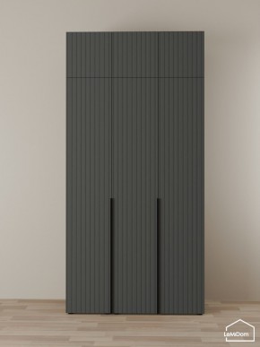 Шкаф с антресолью Linnea MHR-3A-2 2450х1200х510 (Графит-М 11.1.25) в Воткинске - votkinsk.mebel24.online | фото 1