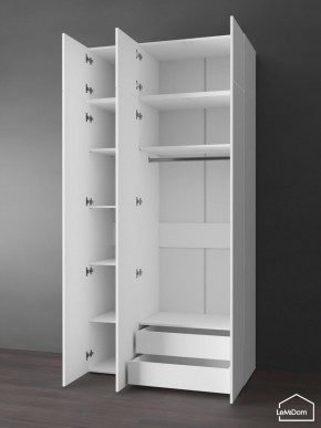 Шкаф с антресолью Linnea MHR-3POA-2 2450х1200х510 (Белый-М 11.1.1) в Воткинске - votkinsk.mebel24.online | фото 5