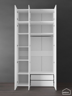 Шкаф с антресолью Linnea MHR-3POA-2 2450х1200х510 (Белый-М 11.1.2) в Воткинске - votkinsk.mebel24.online | фото 6