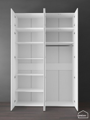 Шкаф с антресолью Linnea MHR-4POA-1 2450х1600х510 (Белый-М 11.1.1) в Воткинске - votkinsk.mebel24.online | фото 4
