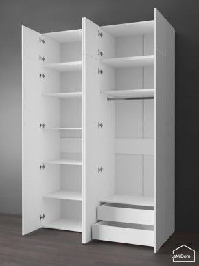 Шкаф с антресолью Linnea MHR-4POA-2 2450х1600х510 (Белый-М 11.1.1) в Воткинске - votkinsk.mebel24.online | фото 6