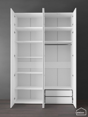 Шкаф с антресолью Linnea MHR-4POA-2 2450х1600х510 (Белый-М 11.1.2) в Воткинске - votkinsk.mebel24.online | фото 5