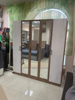 Шкаф Вегас 2000 Дуб крафт табачный/Дуб крафт белый в Воткинске - votkinsk.mebel24.online | фото 3