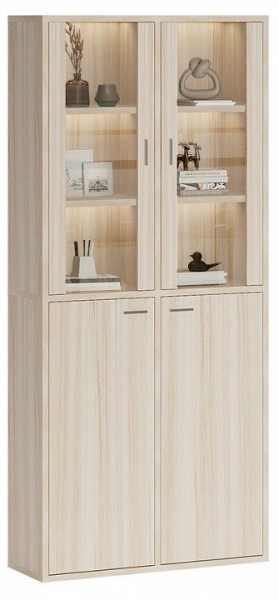 Шкаф-витрина Домино СУ(ш2в2)+2ФС+2ФГ в Воткинске - votkinsk.mebel24.online | фото 2