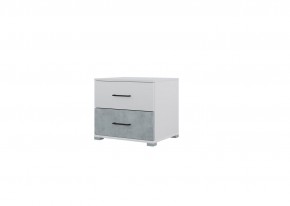 Спальный гарнитур NOVA (модульный) белый/бетон в Воткинске - votkinsk.mebel24.online | фото 3