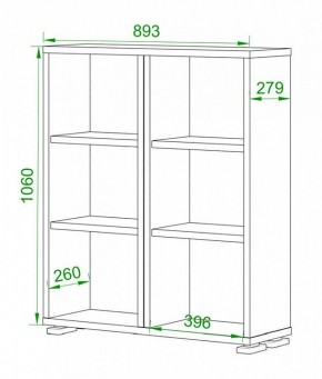 Стеллаж Домино нельсон ПУ-50-1 в Воткинске - votkinsk.mebel24.online | фото 2