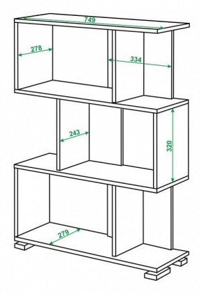 Стеллаж Домино нельсон СЛ-5-3 в Воткинске - votkinsk.mebel24.online | фото 2