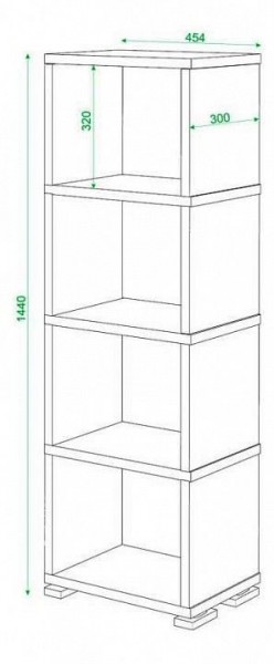 Стеллаж Домино СБ-15/4 в Воткинске - votkinsk.mebel24.online | фото 3