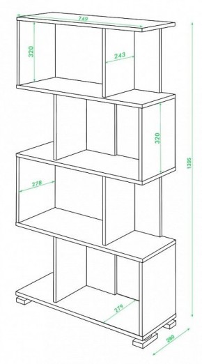 Стеллаж Домино СЛ-5-4 в Воткинске - votkinsk.mebel24.online | фото 2